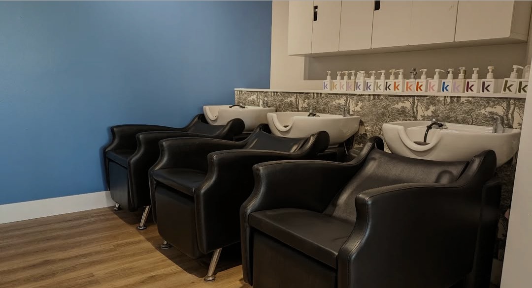 Shampoo bowls and wash stations